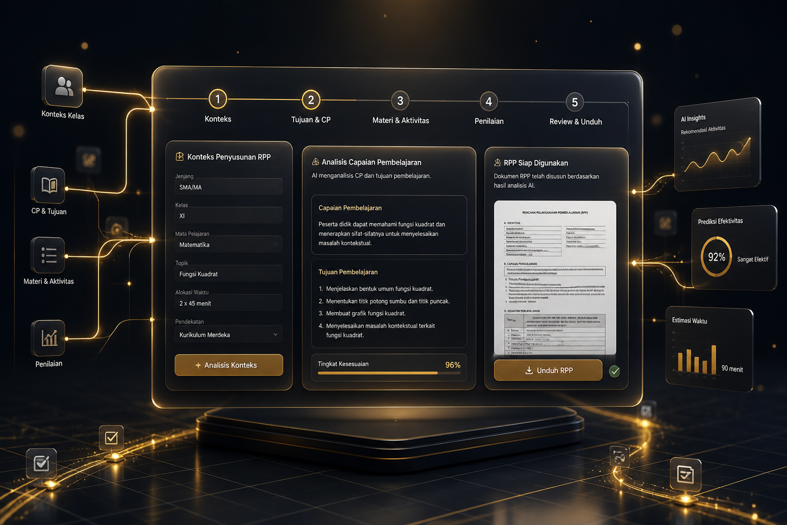 Wizard penyusunan RPP berbasis AI di RPPAI