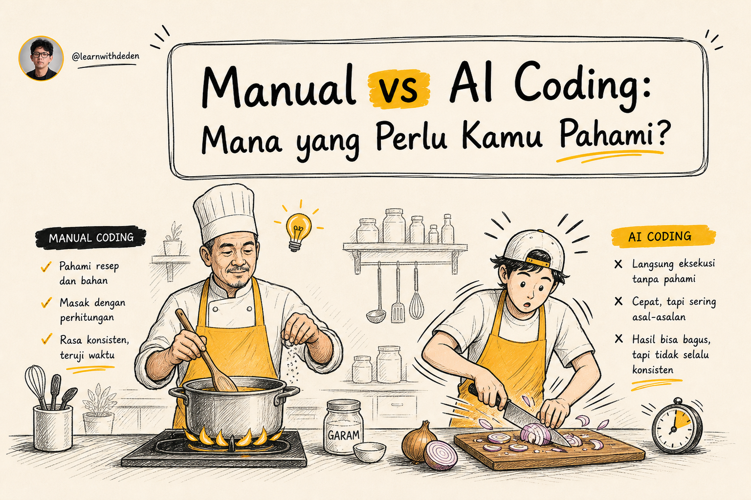 Manual vs AI Coding: Mana yang Perlu Kamu Pahami?