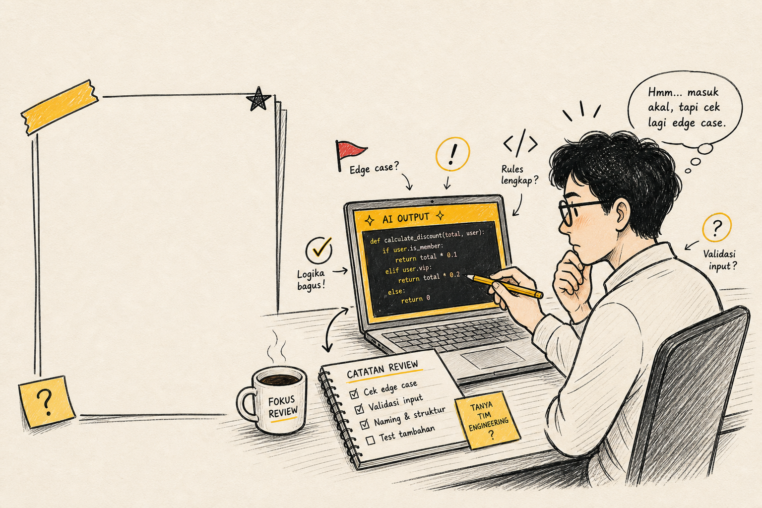 Review Hasil AI Coding: Kenapa Nggak Bisa Asal Copy-Paste